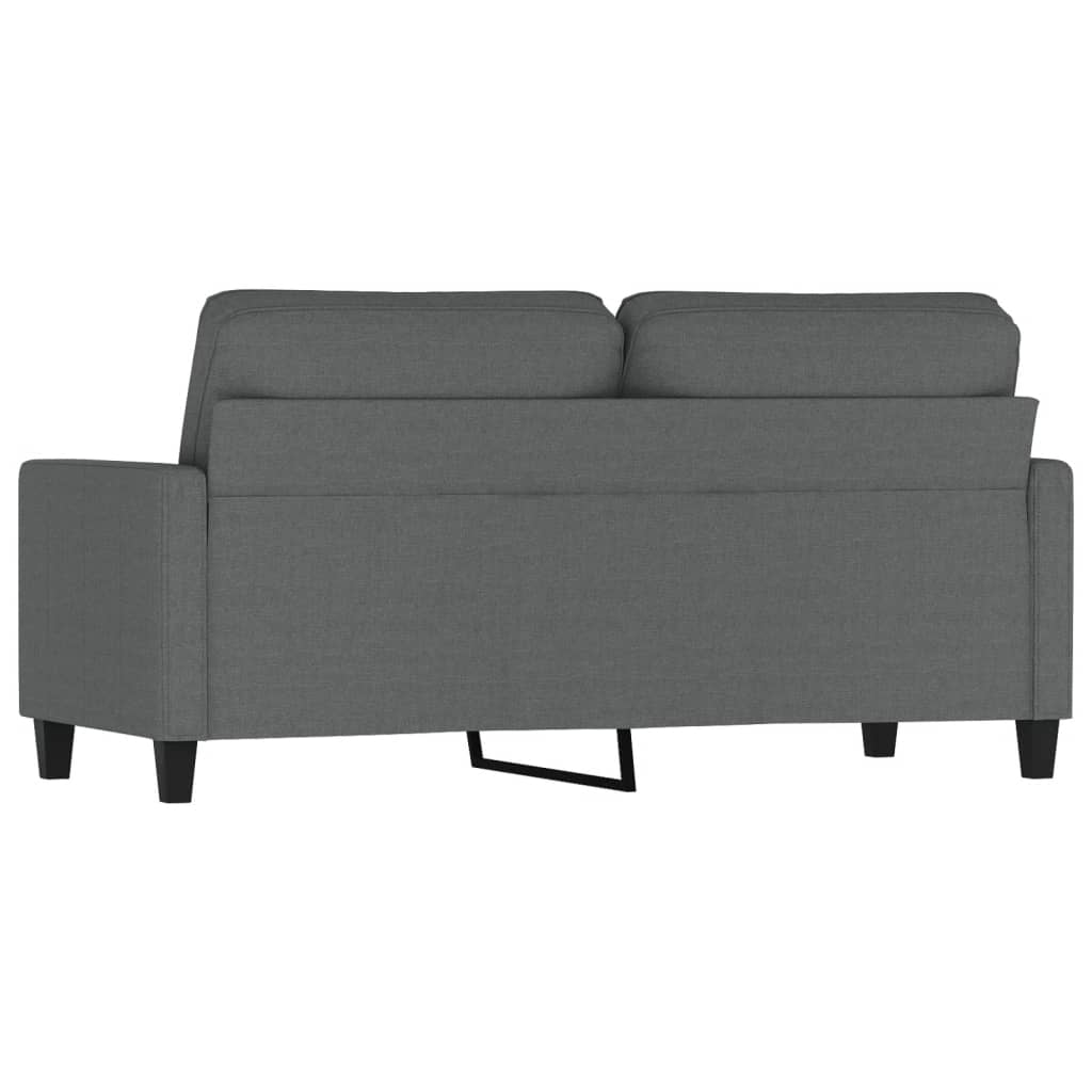 vidaXL Sofa Chair Upholstered Accent Armchair Sofa Comfort Dark Gray Fabric-22