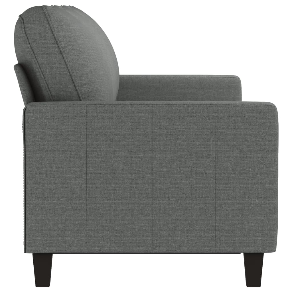 vidaXL Sofa Chair Upholstered Accent Armchair Sofa Comfort Dark Gray Fabric-6