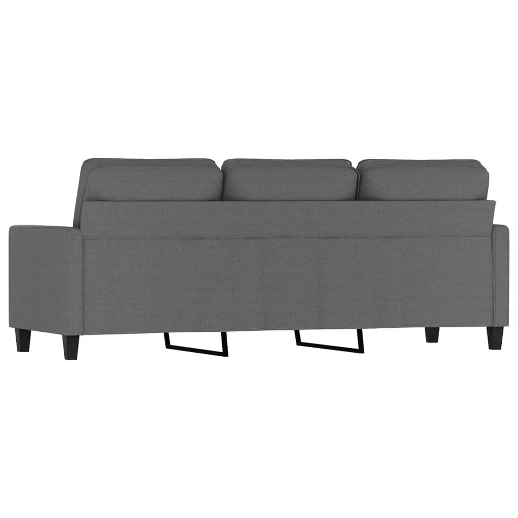 vidaXL Sofa Chair Upholstered Accent Armchair Sofa Comfort Dark Gray Fabric-12
