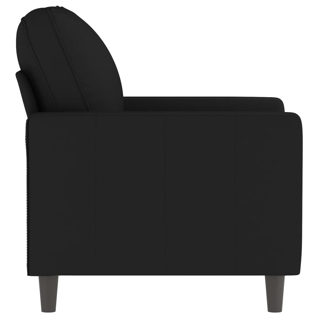 vidaXL Sofa Chair Upholstered Accent Armchair Sofa Comfort Light Gray Velvet-50