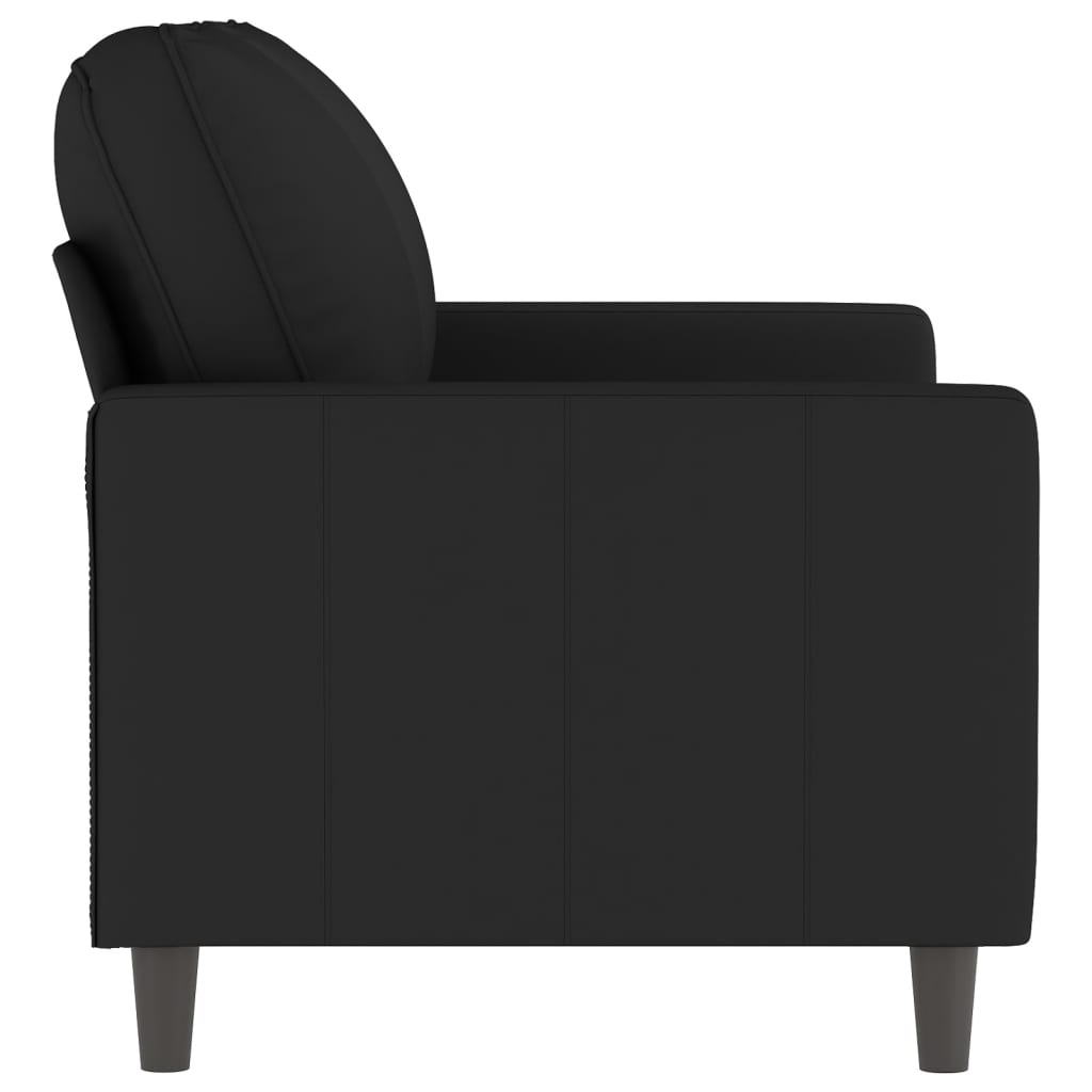 vidaXL Sofa Chair Upholstered Accent Armchair Sofa Comfort Light Gray Velvet-47