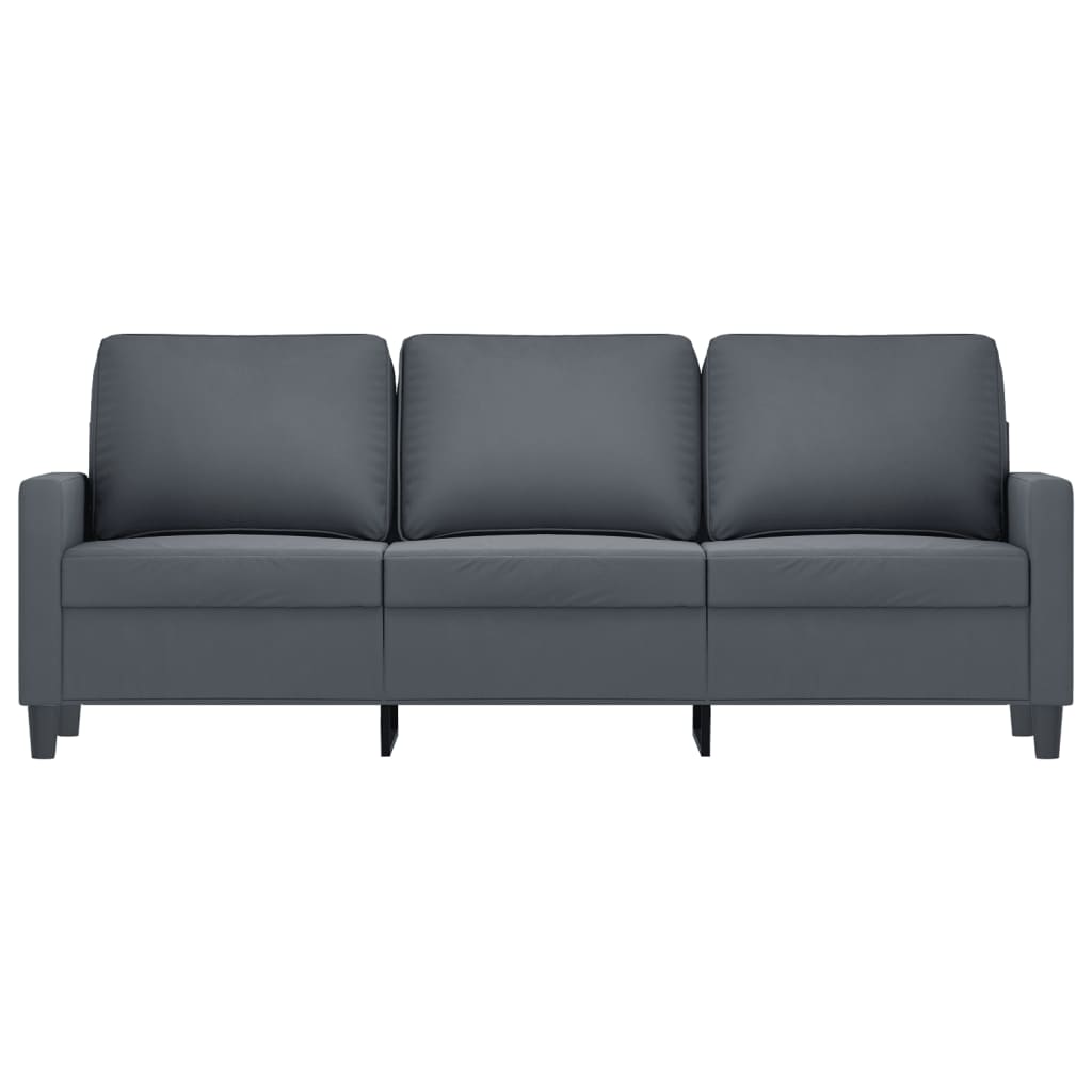 vidaXL Sofa Chair Upholstered Accent Armchair Sofa Comfort Light Gray Velvet-21