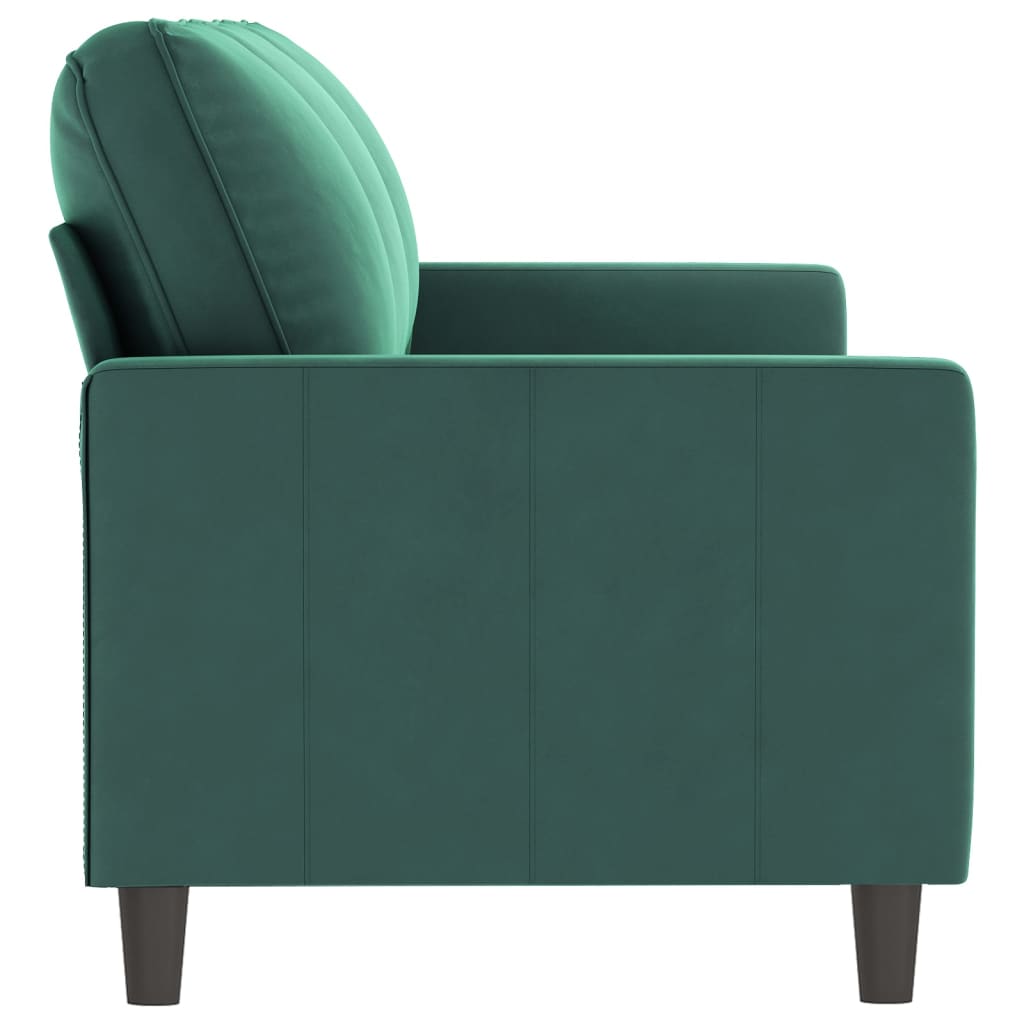 vidaXL Sofa Chair Upholstered Accent Armchair Sofa Comfort Light Gray Velvet-28