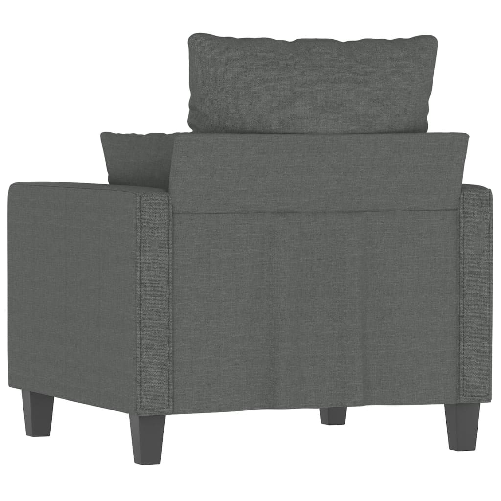 vidaXL Sofa Chair Upholstered Single Sofa Armchair for Living Room Fabric-1