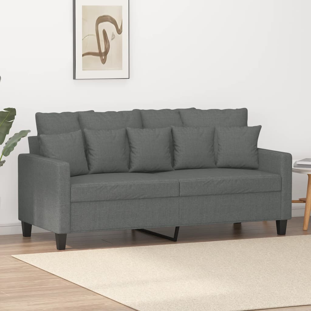 vidaXL Sofa Chair Upholstered Single Sofa Armchair for Living Room Fabric-17