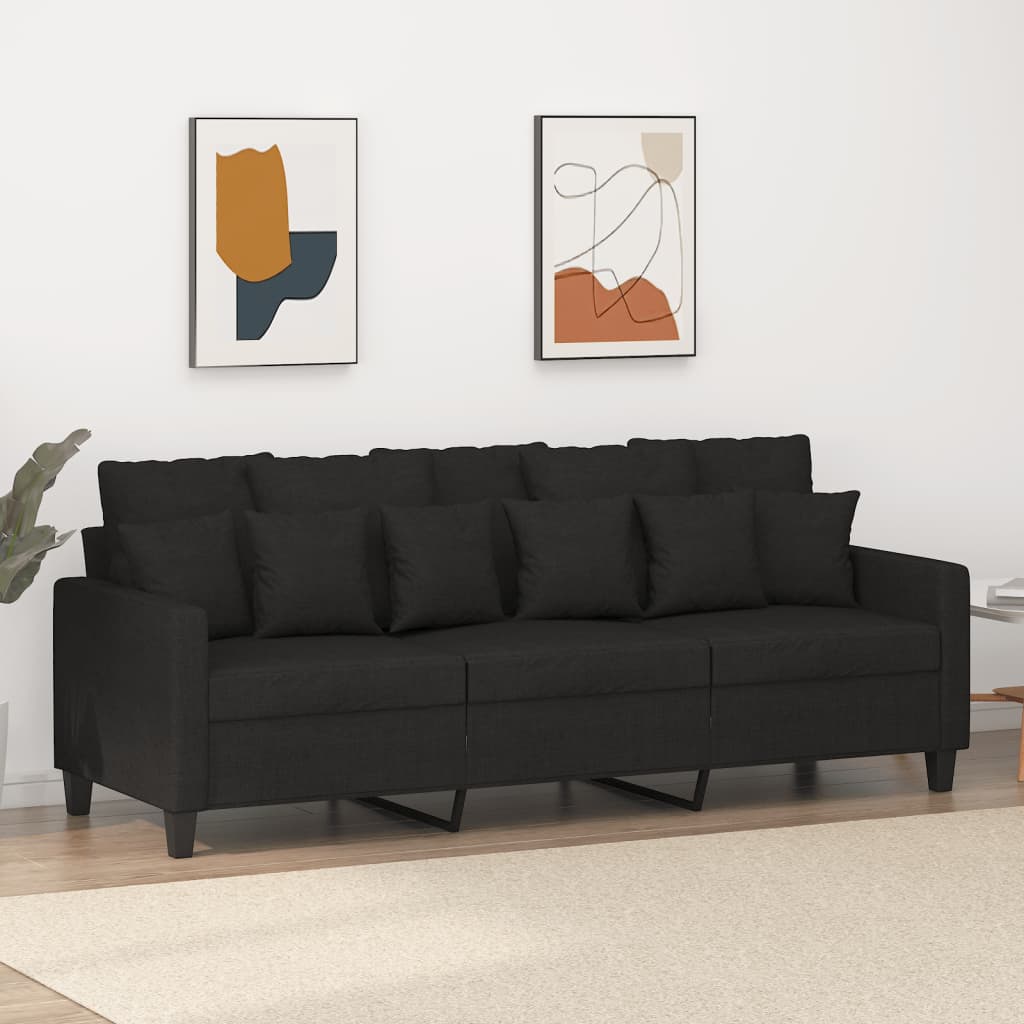 vidaXL Sofa Chair Upholstered Single Sofa Armchair for Living Room Fabric-11