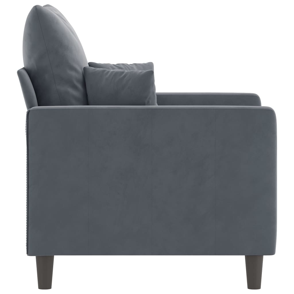 vidaXL Sofa Chair Upholstered Single Sofa Armchair for Living Room Velvet-69