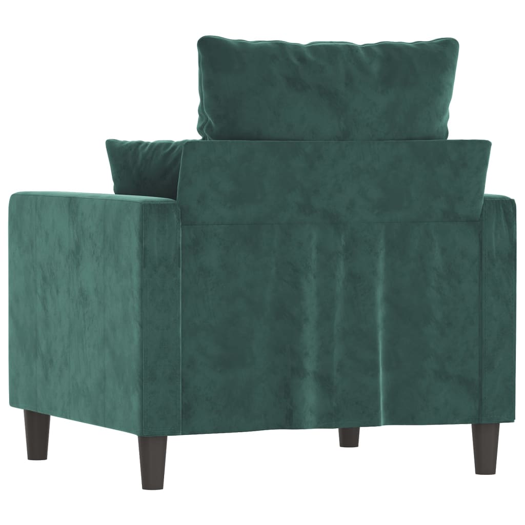vidaXL Sofa Chair Upholstered Single Sofa Armchair for Living Room Velvet-13
