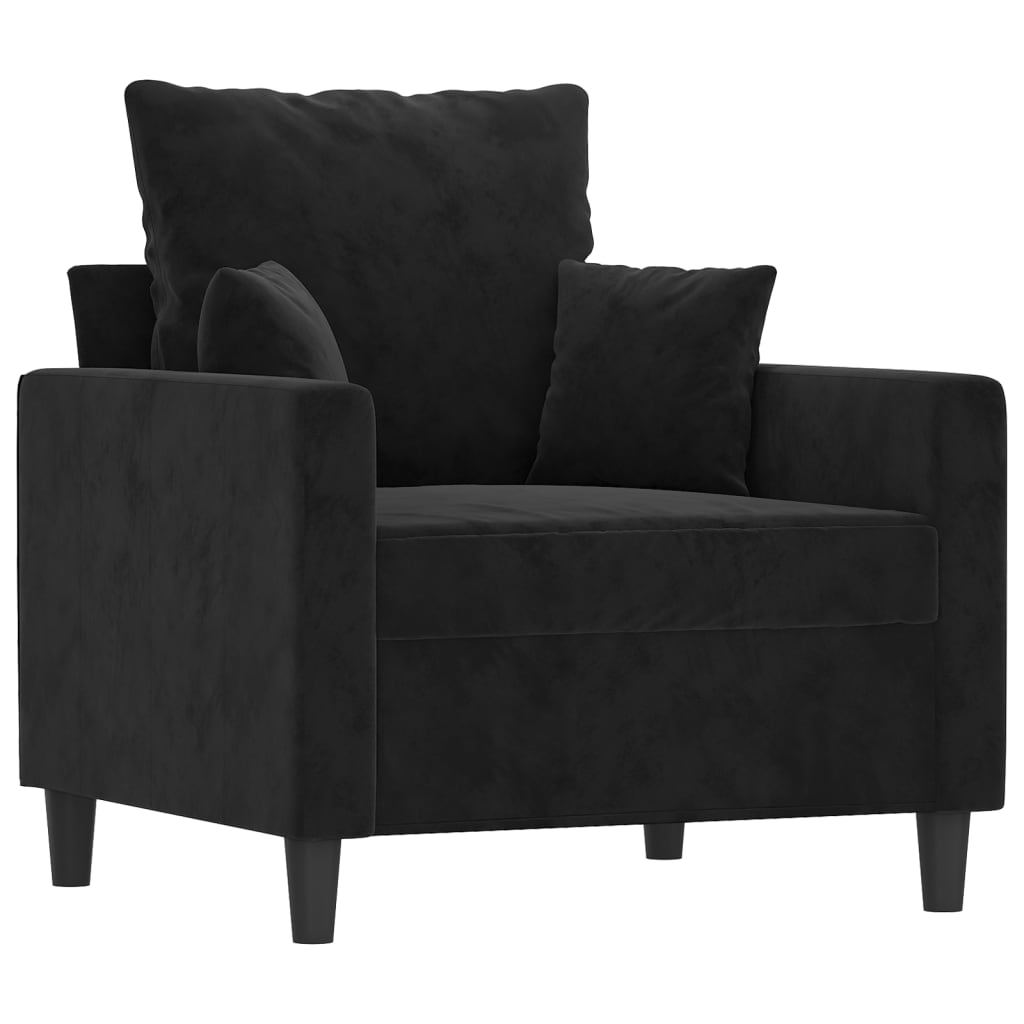 vidaXL Sofa Chair Upholstered Single Sofa Armchair for Living Room Velvet-6