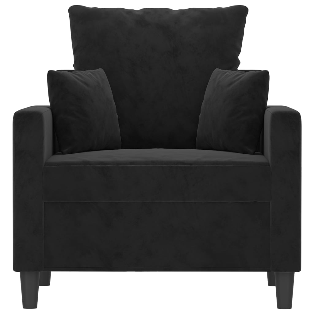 vidaXL Sofa Chair Upholstered Single Sofa Armchair for Living Room Velvet-22