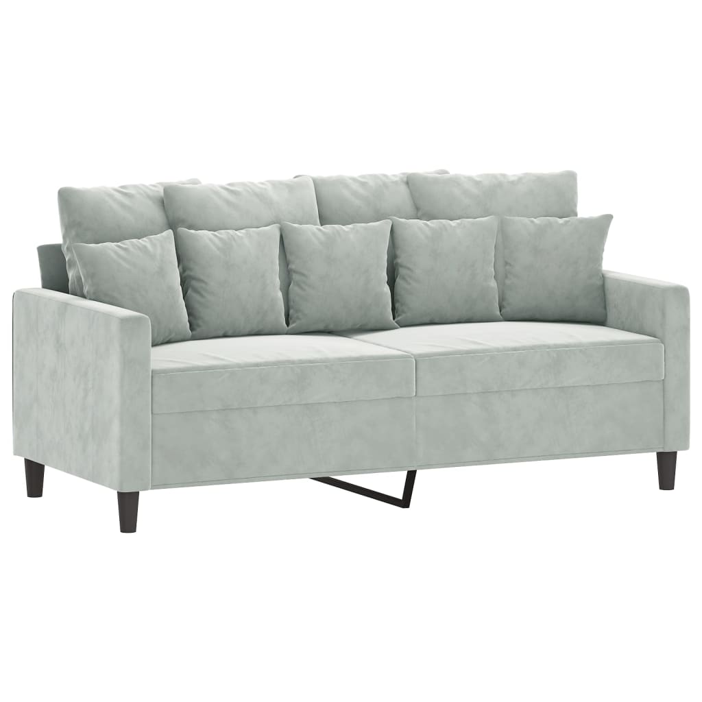 vidaXL Sofa Chair Upholstered Single Sofa Armchair for Living Room Velvet-3