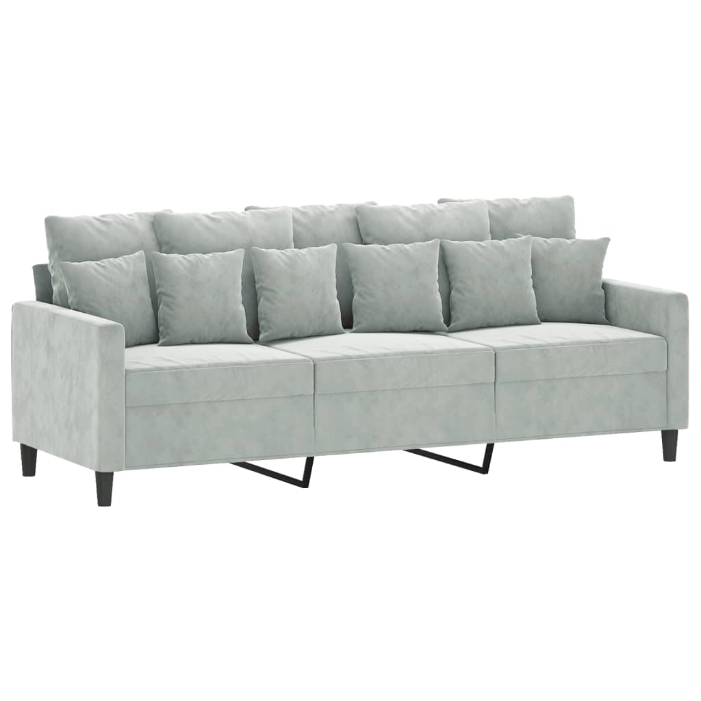 vidaXL Sofa Chair Upholstered Single Sofa Armchair for Living Room Velvet-68