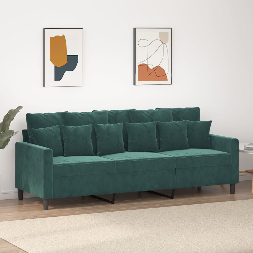 vidaXL Sofa Chair Upholstered Single Sofa Armchair for Living Room Velvet-42