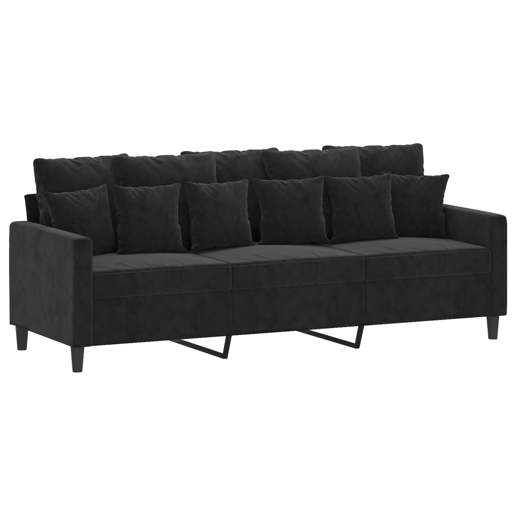 vidaXL Sofa Chair Upholstered Single Sofa Armchair for Living Room Velvet-12