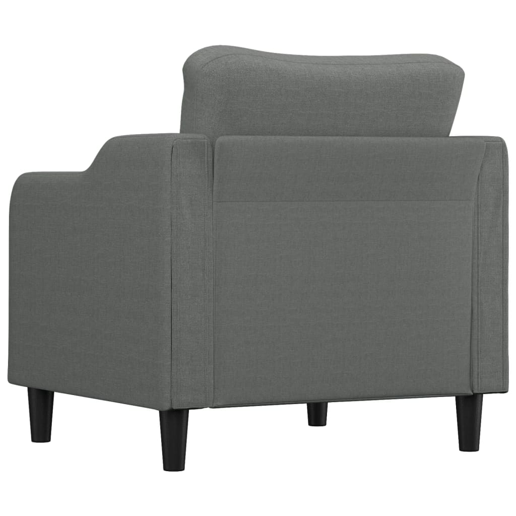 vidaXL Sofa Chair Accent Upholstered Club Armchair for Living Room Fabric-15