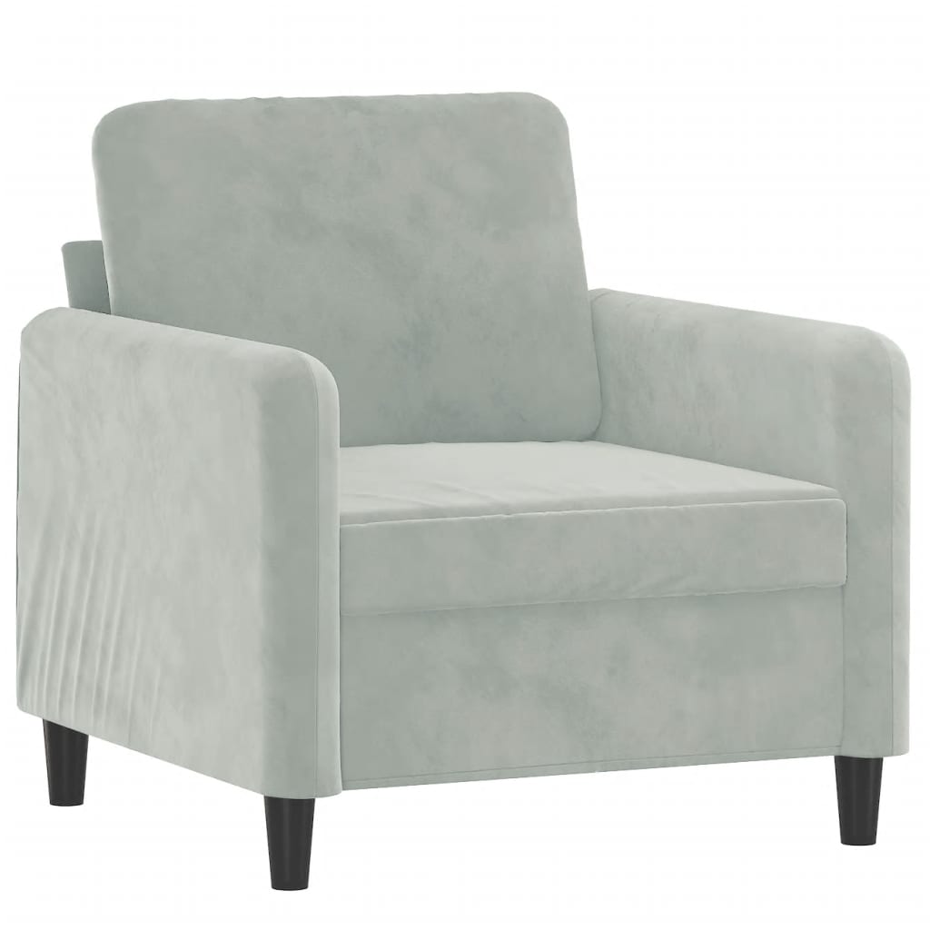 vidaXL Sofa Chair Upholstered Single Sofa Armchair for Living Room Velvet-9