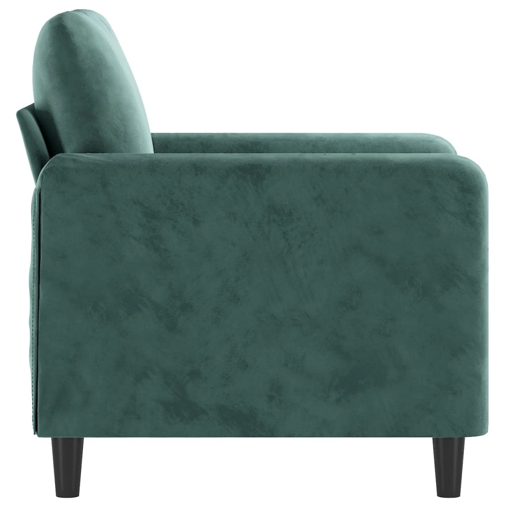 vidaXL Sofa Chair Upholstered Single Sofa Armchair for Living Room Velvet-54