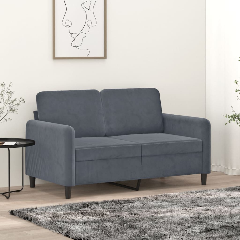 vidaXL Sofa Chair Upholstered Single Sofa Armchair for Living Room Velvet-31