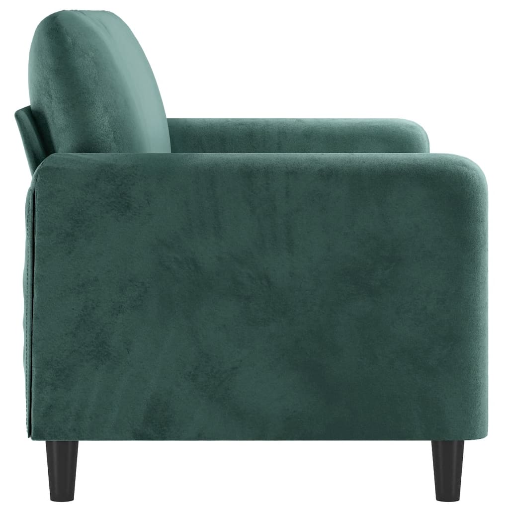 vidaXL Sofa Chair Upholstered Single Sofa Armchair for Living Room Velvet-72