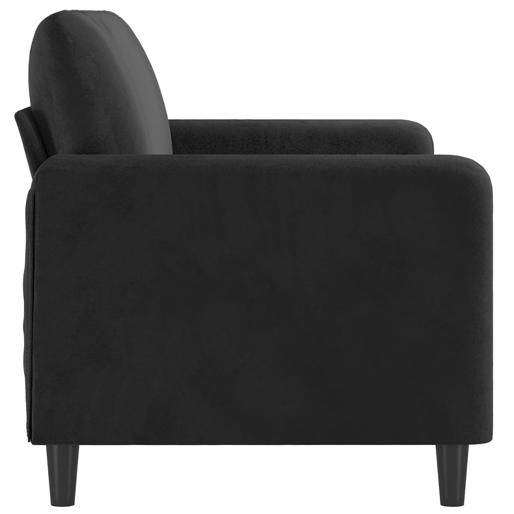 vidaXL Sofa Chair Upholstered Single Sofa Armchair for Living Room Velvet-2