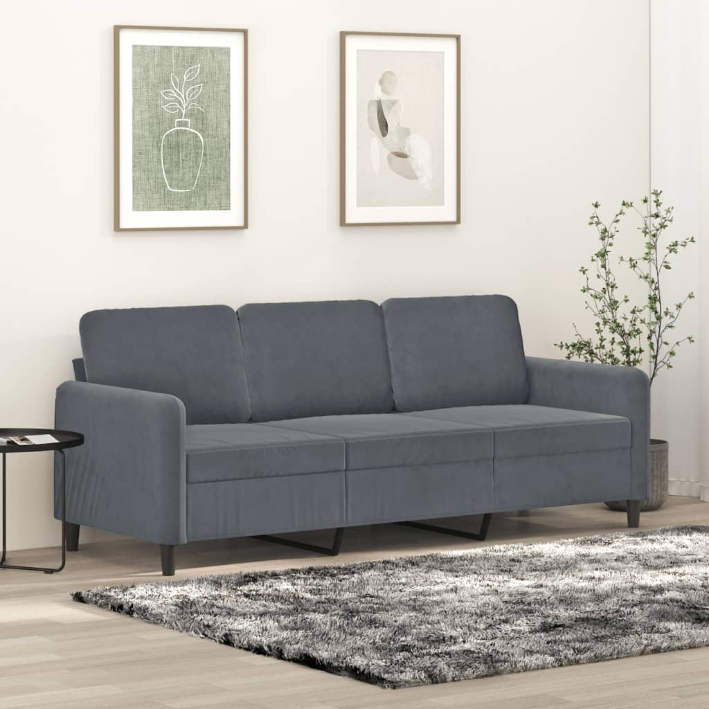 vidaXL Sofa Chair Upholstered Single Sofa Armchair for Living Room Velvet-80