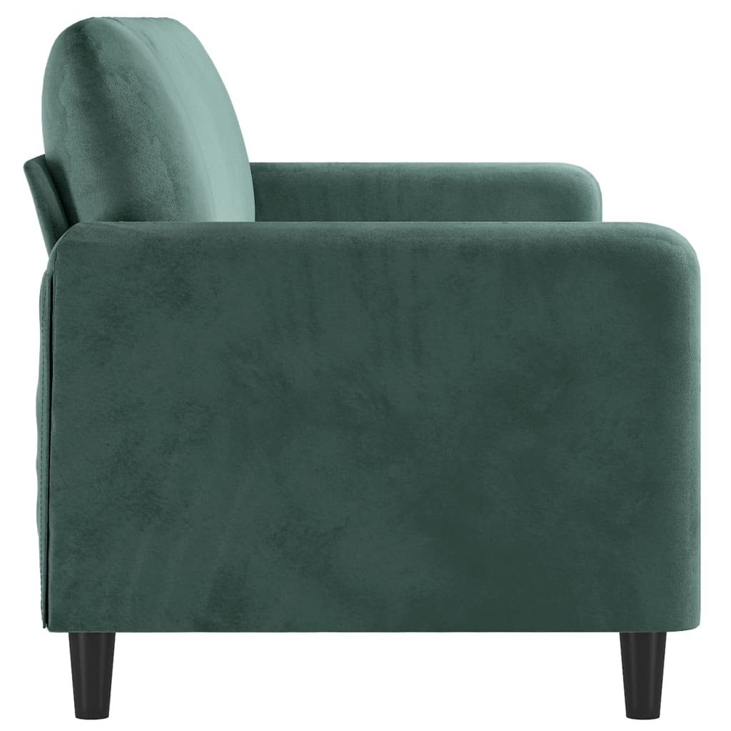 vidaXL Sofa Chair Upholstered Single Sofa Armchair for Living Room Velvet-38