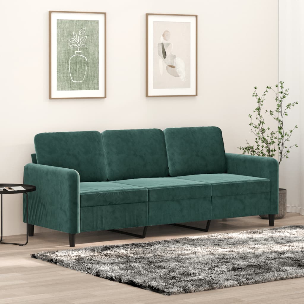 vidaXL Sofa Chair Upholstered Single Sofa Armchair for Living Room Velvet-18