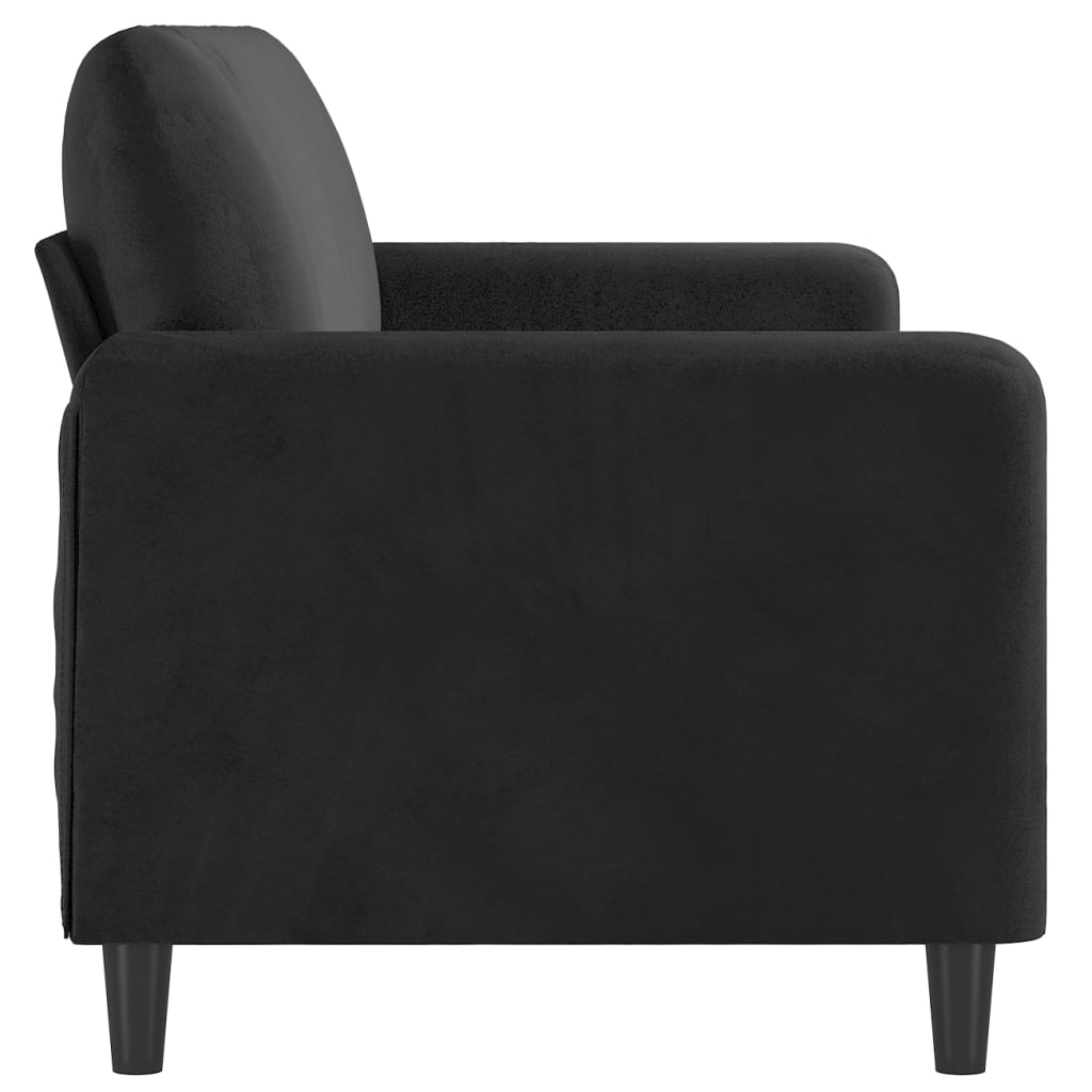 vidaXL Sofa Chair Upholstered Single Sofa Armchair for Living Room Velvet-30