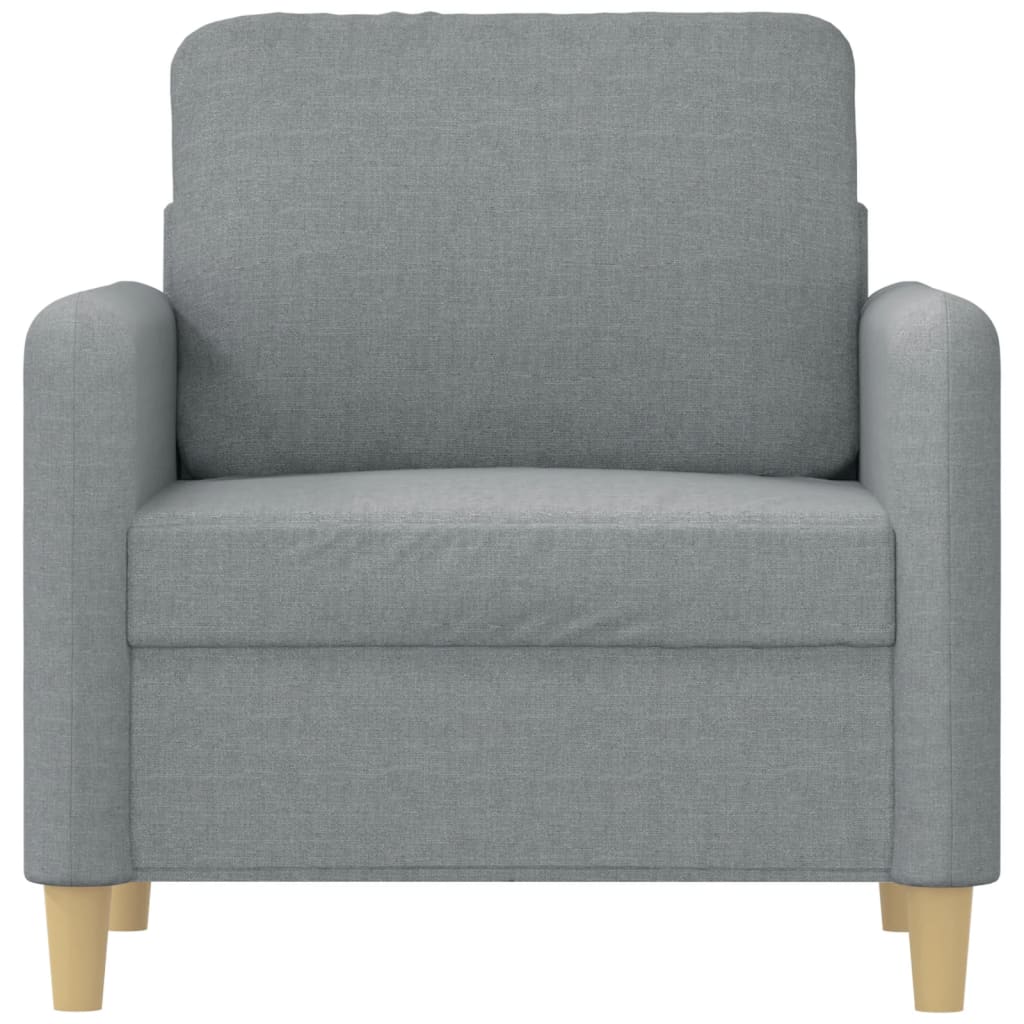 vidaXL Sofa Chair Upholstered Single Sofa Armchair for Living Room Fabric-45