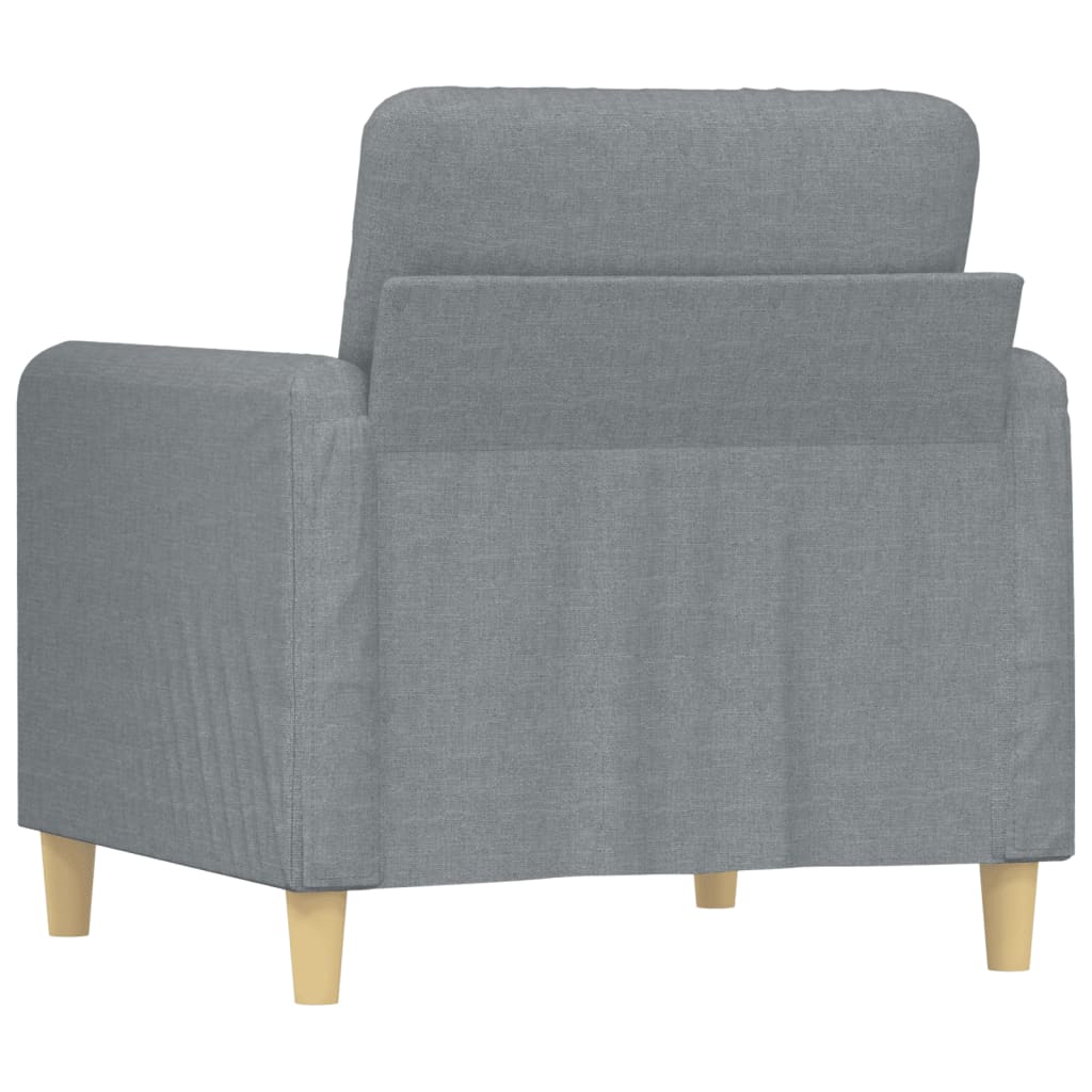 vidaXL Sofa Chair Upholstered Single Sofa Armchair for Living Room Fabric-55