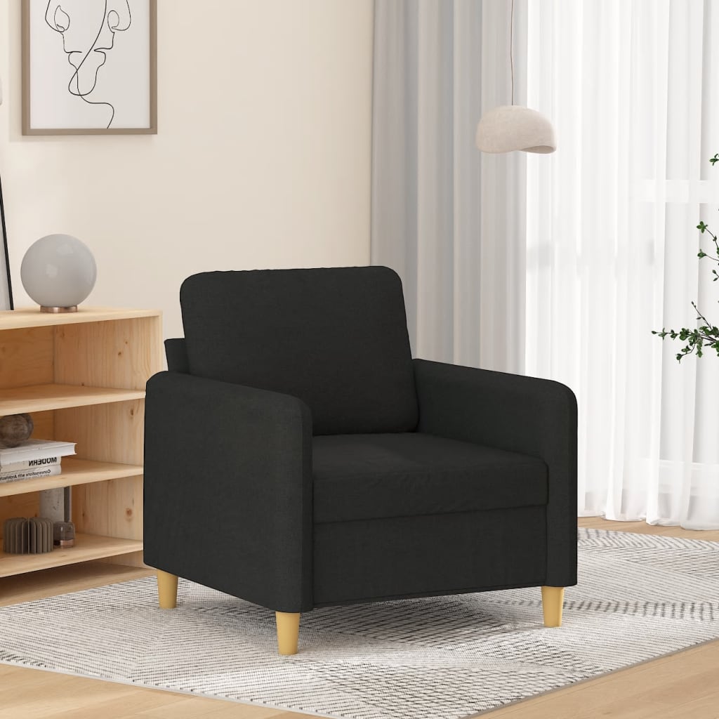vidaXL Sofa Chair Upholstered Single Sofa Armchair for Living Room Fabric-11