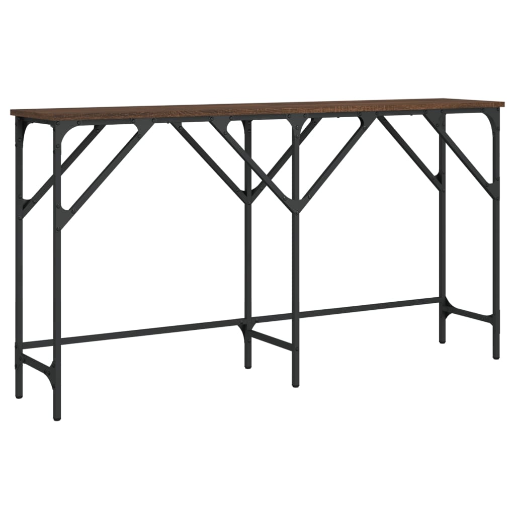vidaXL Console Table Narrow Console Hallway Table Furniture Engineered Wood-22