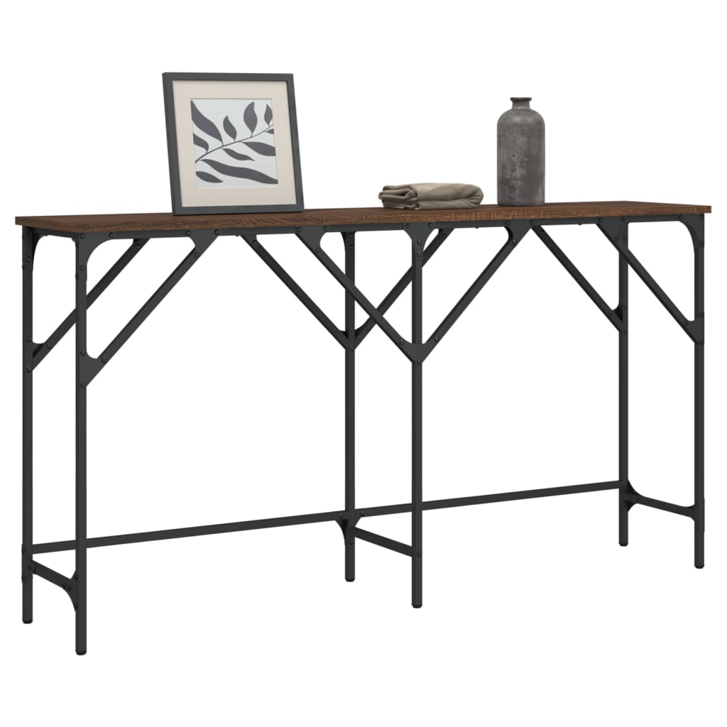 vidaXL Console Table Narrow Console Hallway Table Furniture Engineered Wood-27