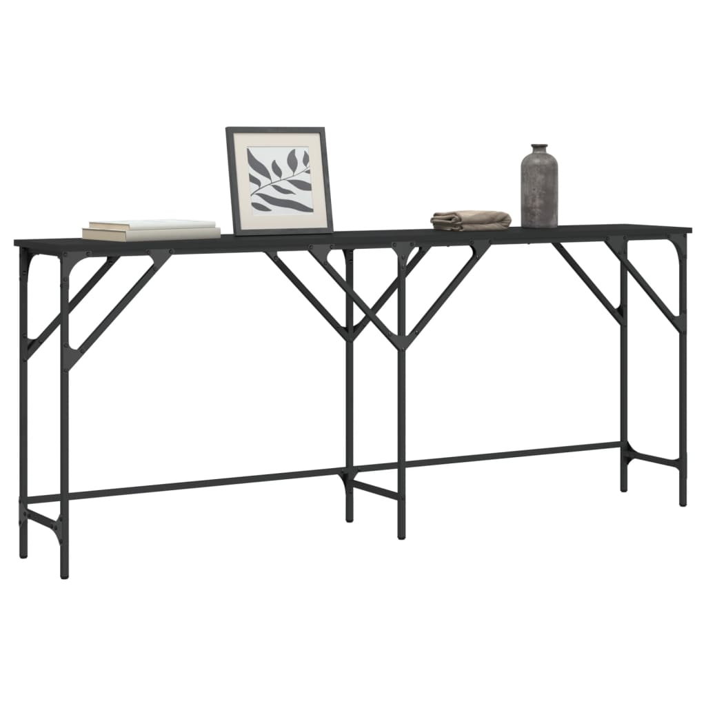 vidaXL Console Table Narrow Console Hallway Table Furniture Engineered Wood-5