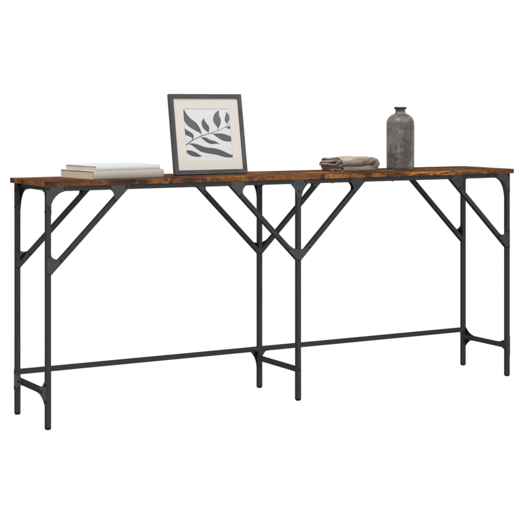vidaXL Console Table Narrow Console Hallway Table Furniture Engineered Wood-16