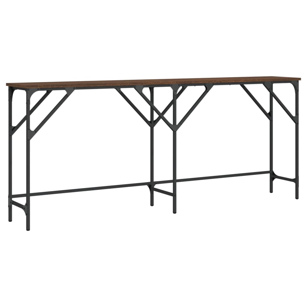 vidaXL Console Table Narrow Console Hallway Table Furniture Engineered Wood-33