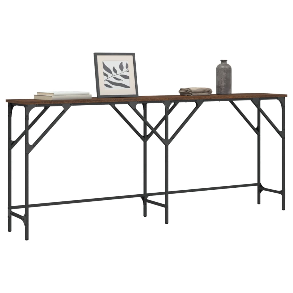 vidaXL Console Table Narrow Console Hallway Table Furniture Engineered Wood-38