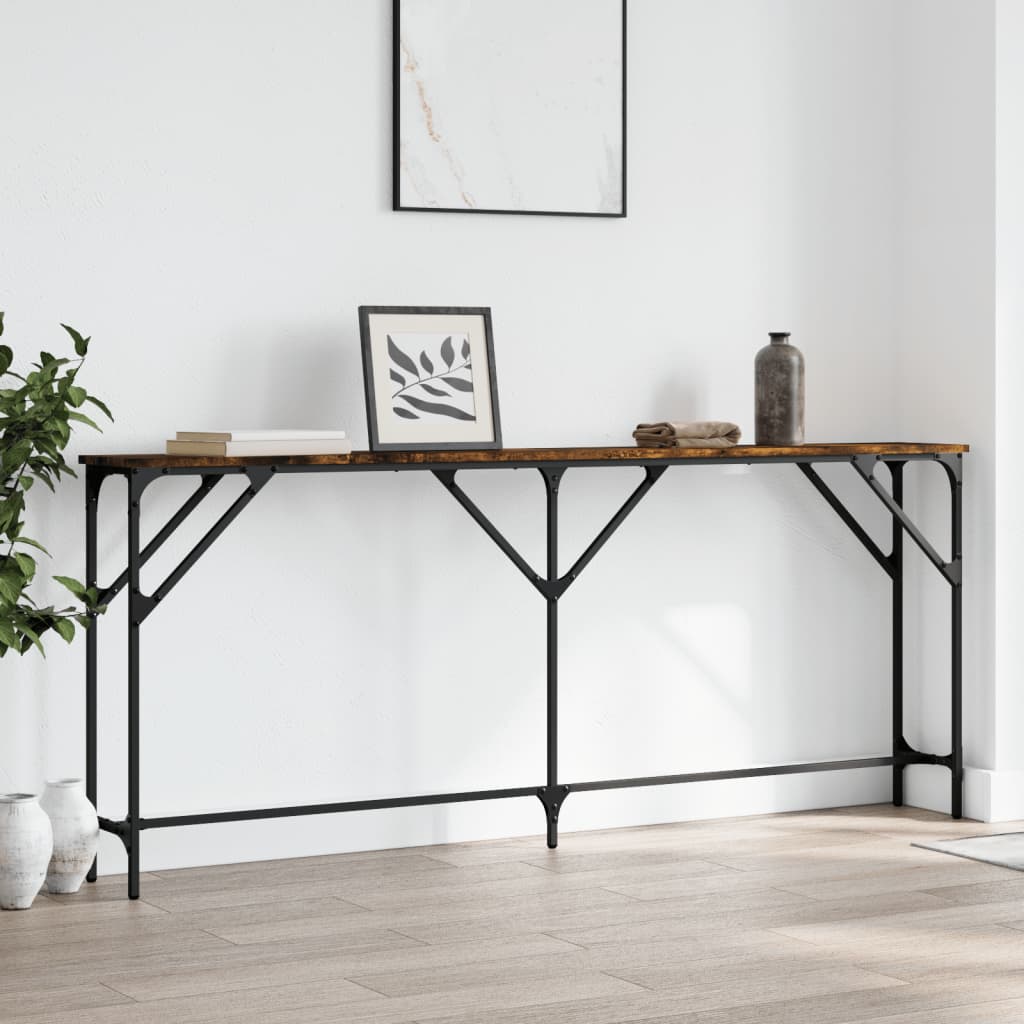 vidaXL Console Table Storage Side Sofa Desk for Living Room Engineered Wood-61