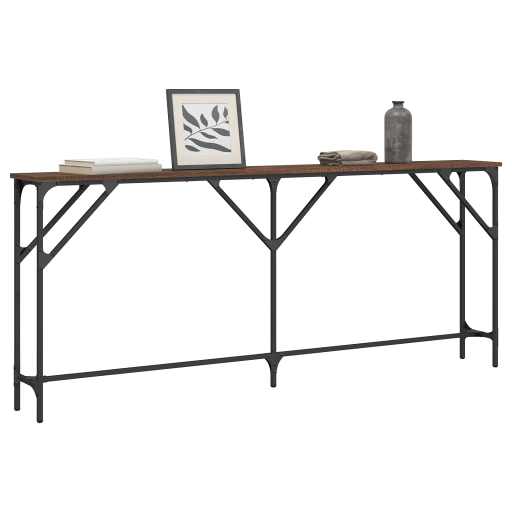 vidaXL Console Table Storage Side Sofa Desk for Living Room Engineered Wood-51