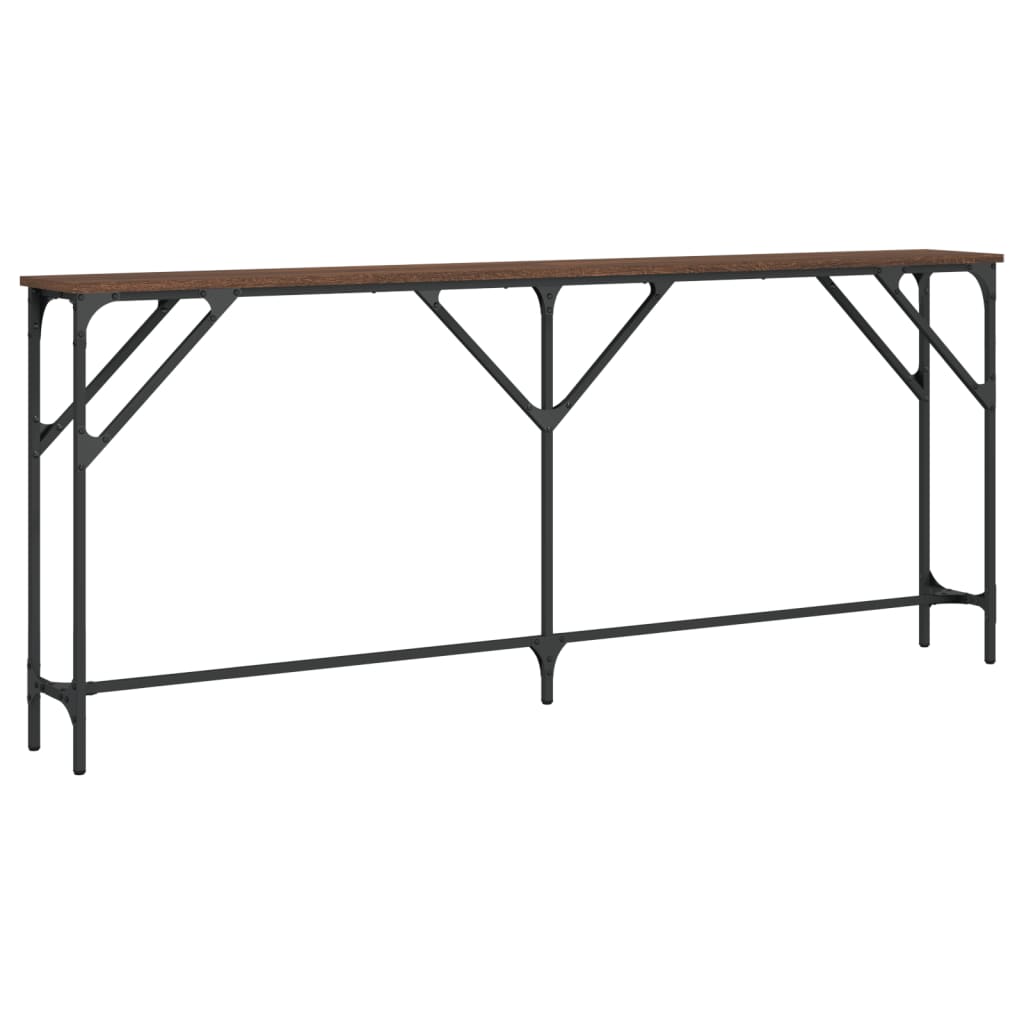 vidaXL Console Table Storage Side Sofa Desk for Living Room Engineered Wood-6