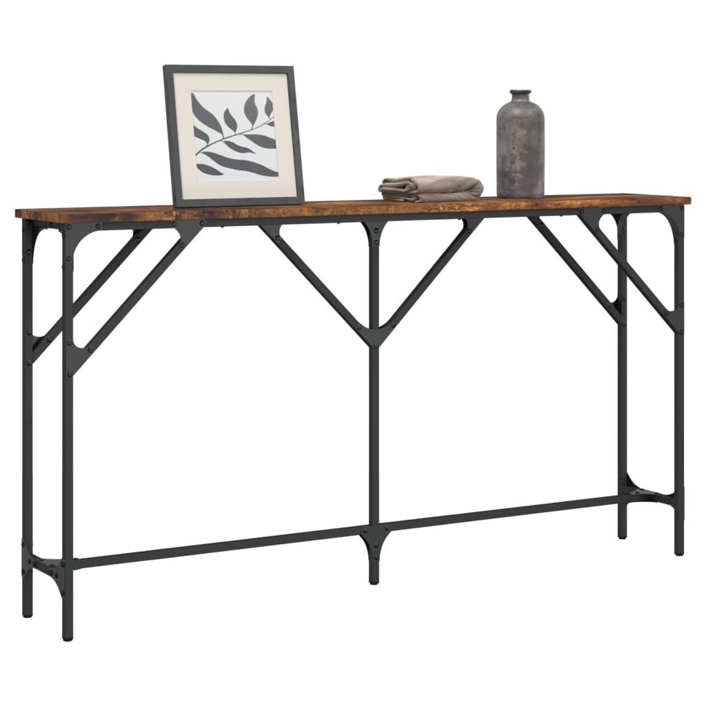 vidaXL Console Table Storage Side Sofa Desk for Living Room Engineered Wood-12