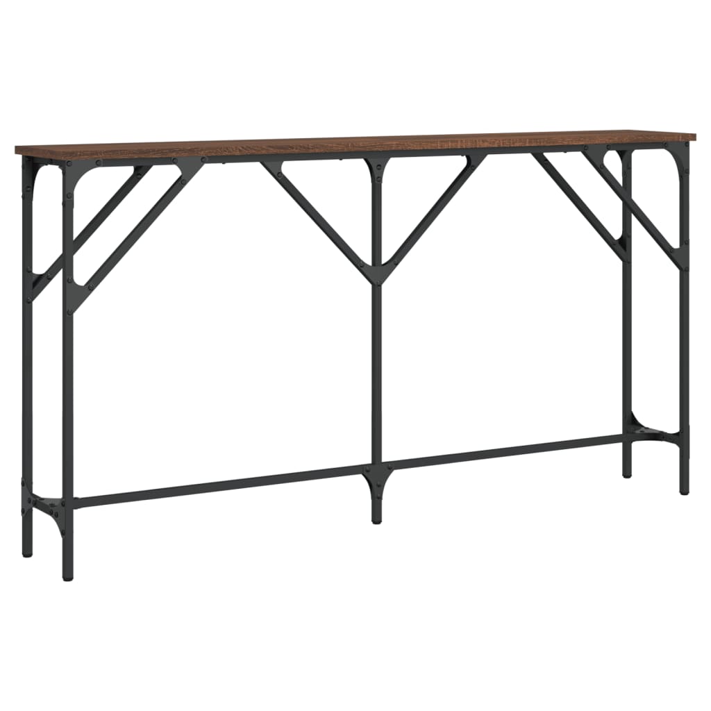 vidaXL Console Table Storage Side Sofa Desk for Living Room Engineered Wood-7