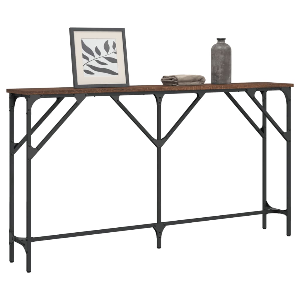 vidaXL Console Table Storage Side Sofa Desk for Living Room Engineered Wood-28