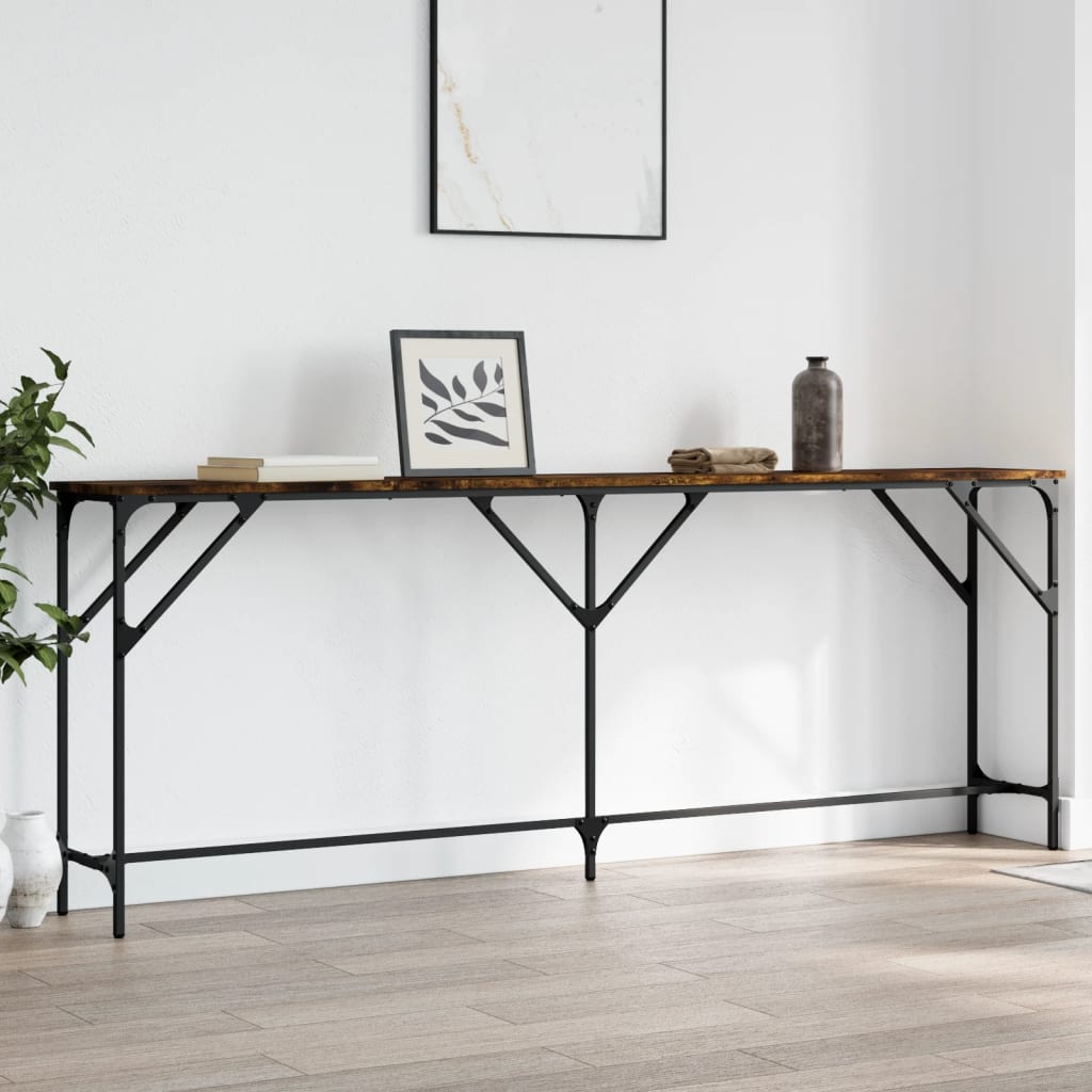 vidaXL Console Table Storage Side Sofa Desk for Living Room Engineered Wood-43