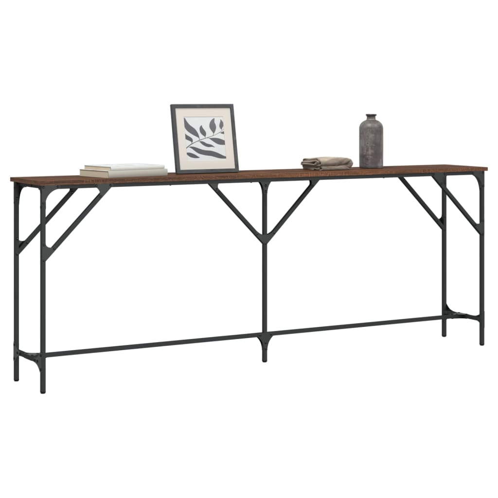 vidaXL Console Table Storage Side Sofa Desk for Living Room Engineered Wood-41