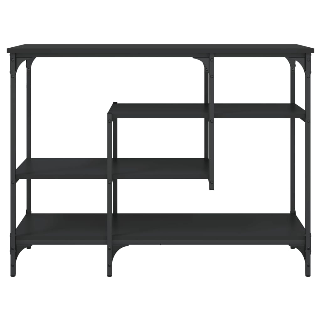 vidaXL Console Table with Shelves Behind Sofa Entry Desk Living Room Furniture-9