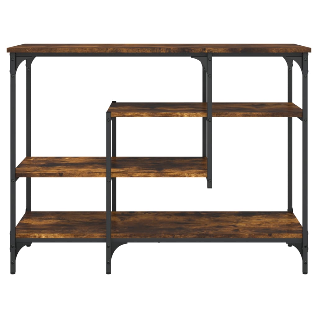 vidaXL Console Table with Shelves Behind Sofa Entry Desk Living Room Furniture-23