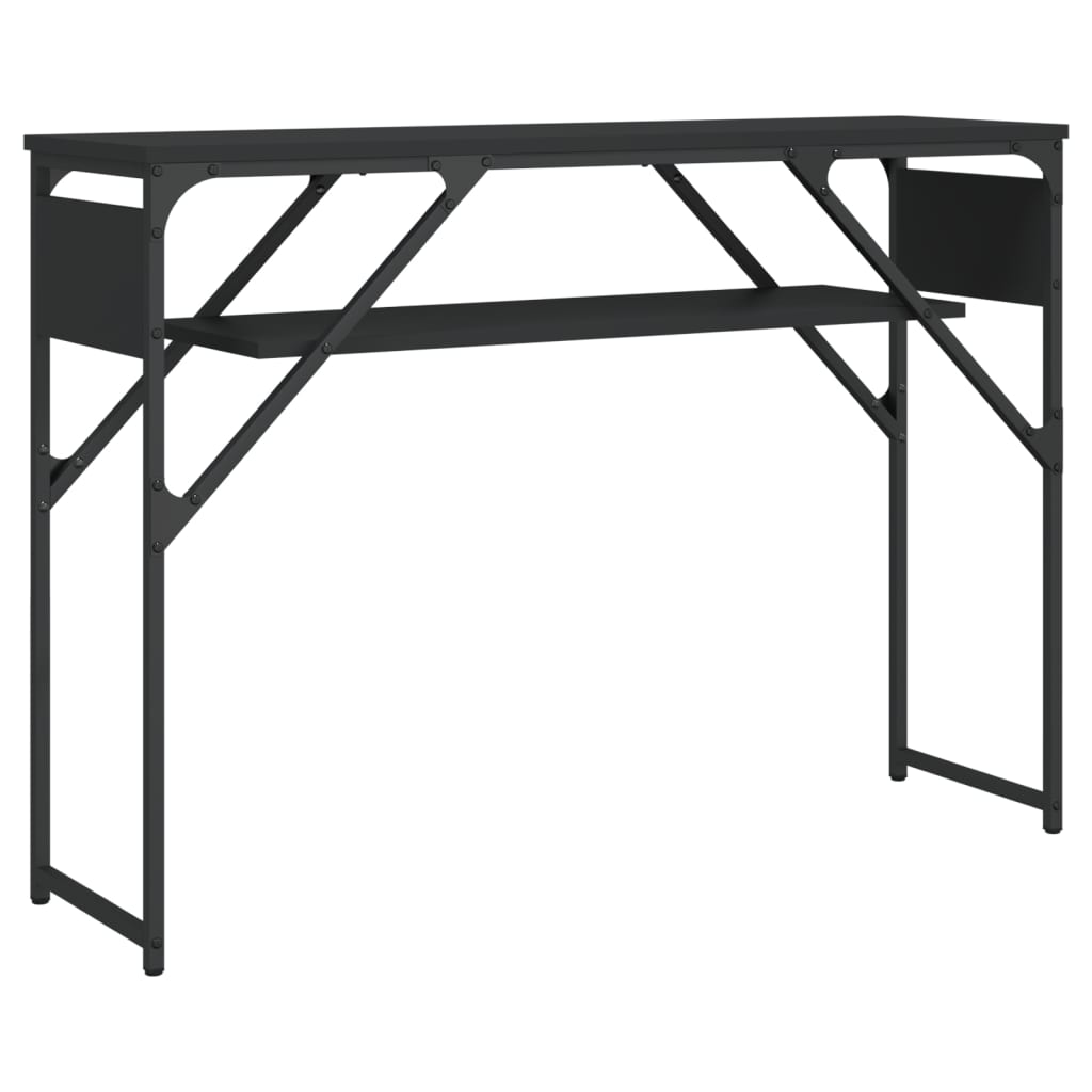 vidaXL Console Table with Shelf Behind Sofa Desk Furniture Engineered Wood-27