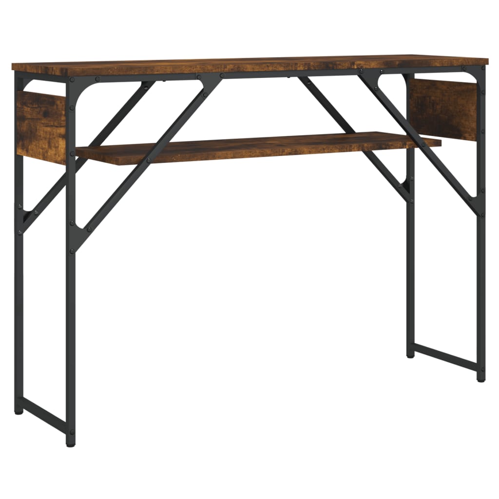 vidaXL Console Table with Shelf Behind Sofa Desk Furniture Engineered Wood-31