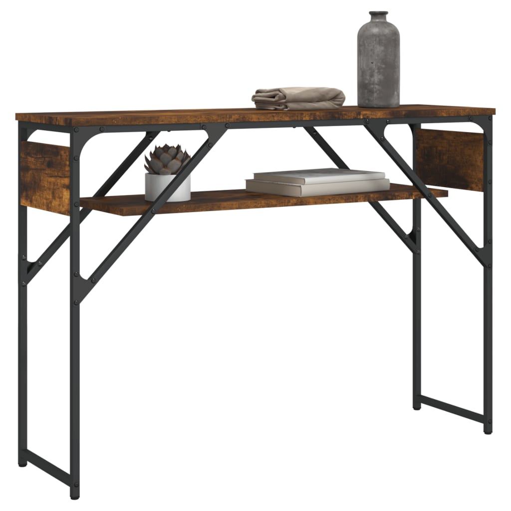 vidaXL Console Table with Shelf Behind Sofa Desk Furniture Engineered Wood-41